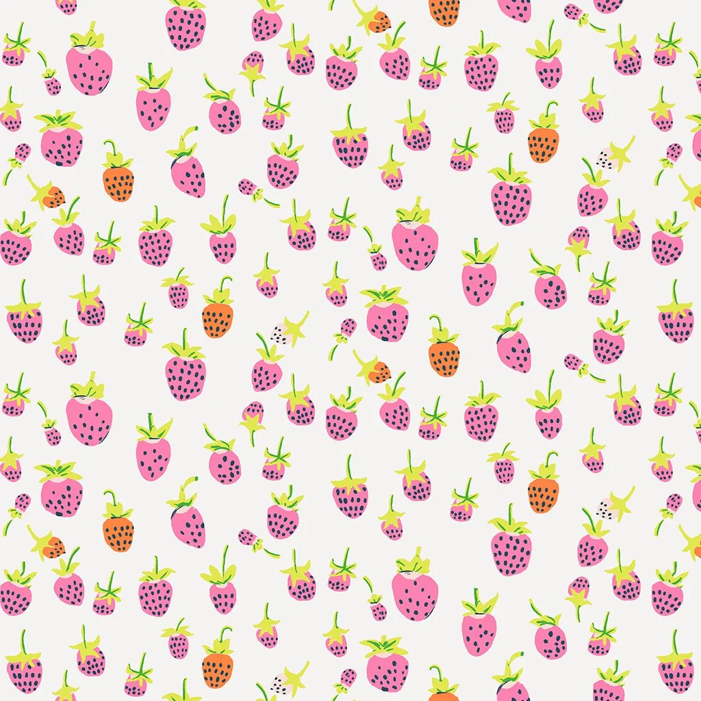 Strawberries Blush- Studio Edit by Heather Ross