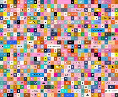 Selvedge Icons Multi-Ruby Star Society