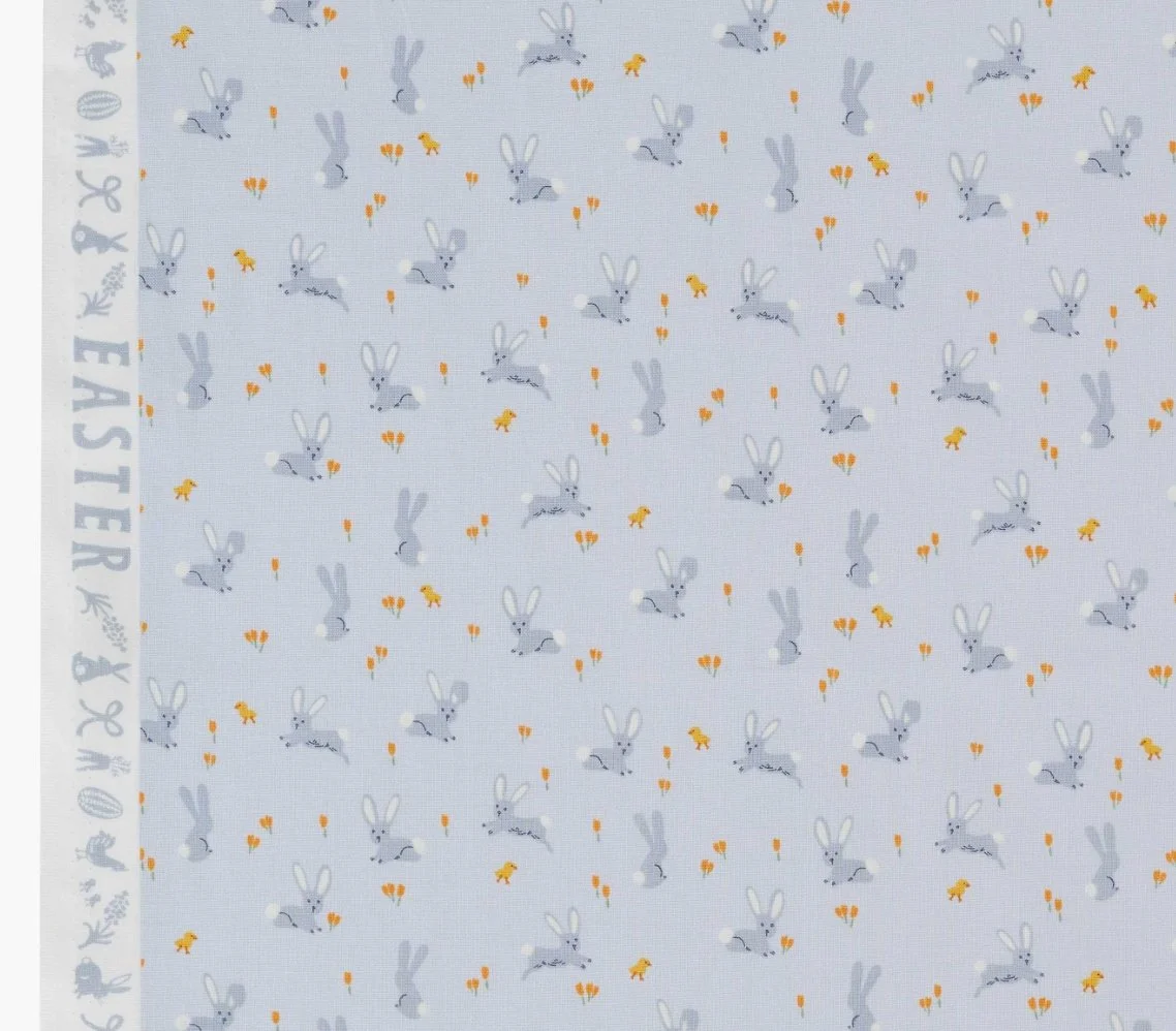 Bunnies Blue -Easter by Rifle Paper Co.
