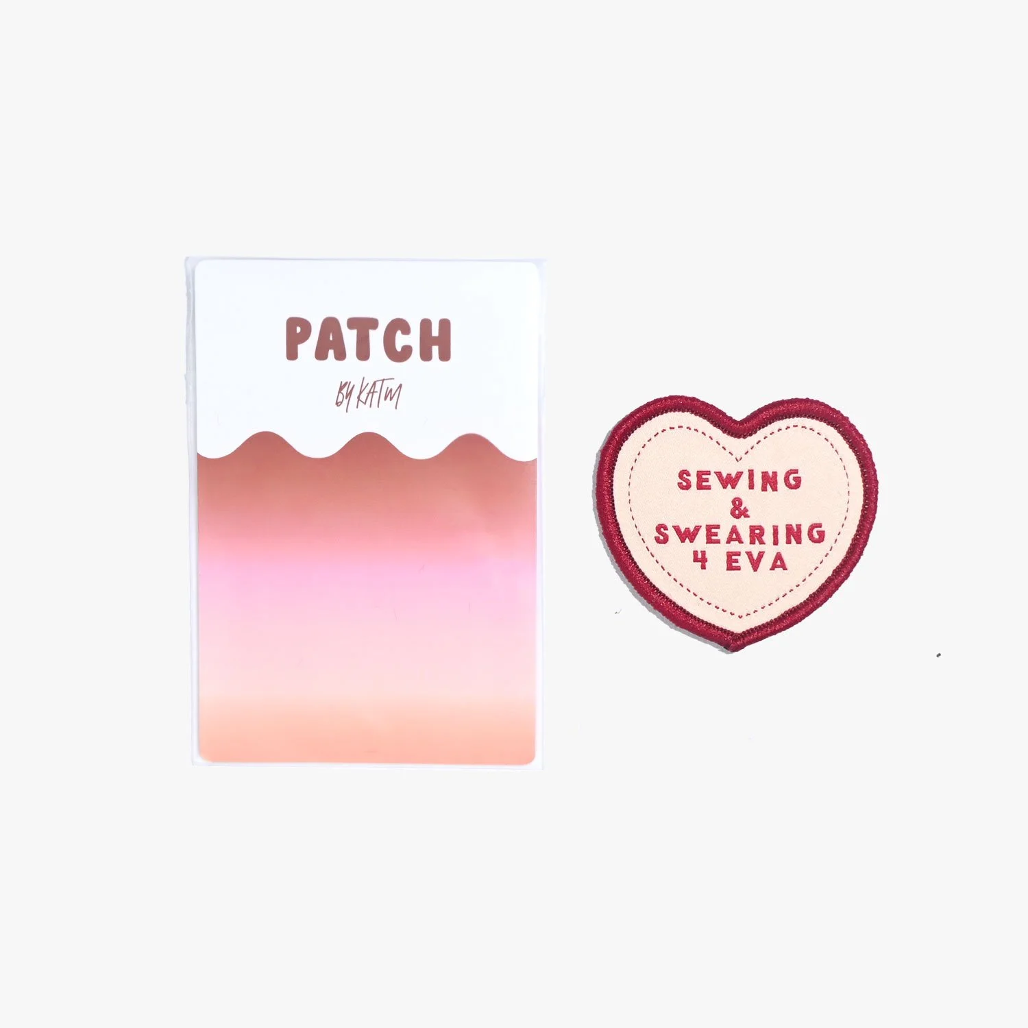 Sewing and Swearing 4 Eva Iron Patch by Kylie and the Machine