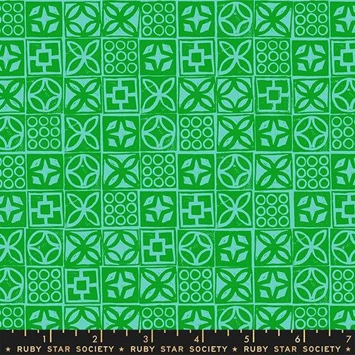 Architectural Blocks Verdant -Poolside Too by Ruby Star Society Collaborative