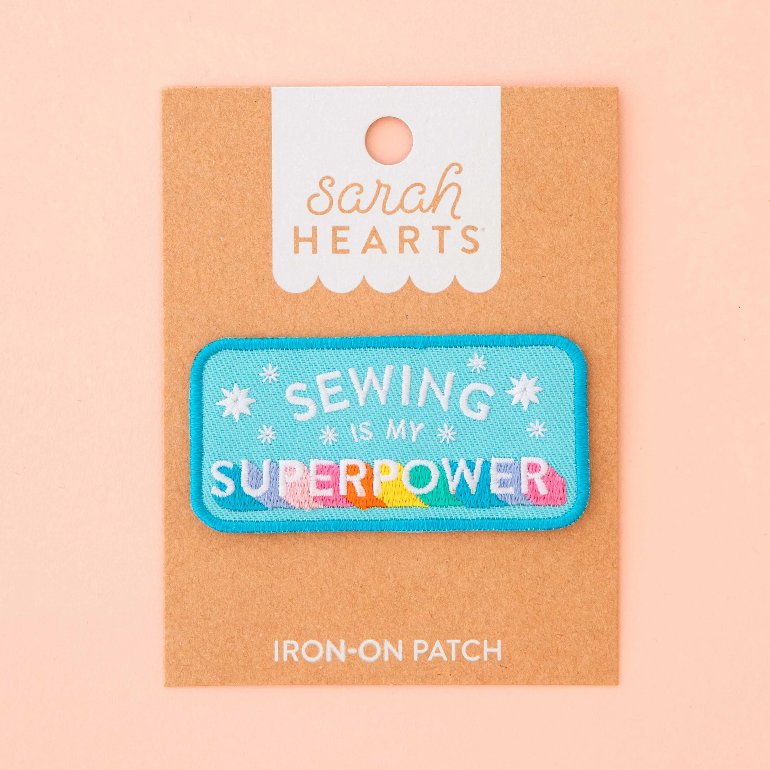 Sewing Is My Superpower Iron-On Patch by Sarah Hearts