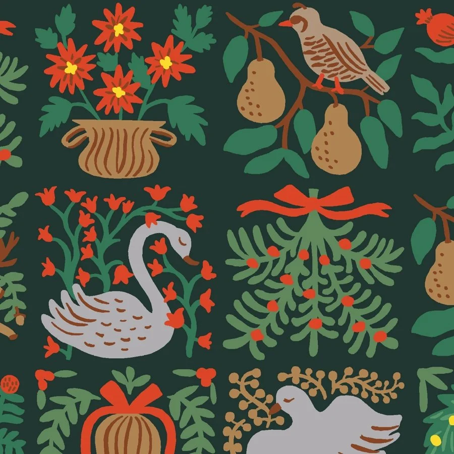 Holiday Tapestry Evergreen -Holiday Classics 3 by Rifle Paper Co.