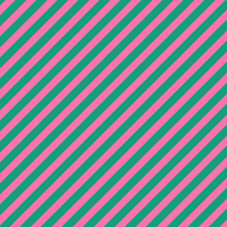 Vintage Stripe Fandango- Holly Jolly by Faye Guanipa