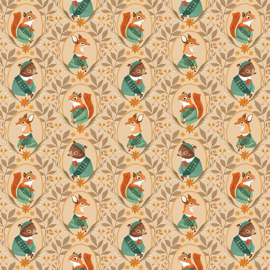 Woodlanders Biscuit- Camping Crew by Rae Ritchie