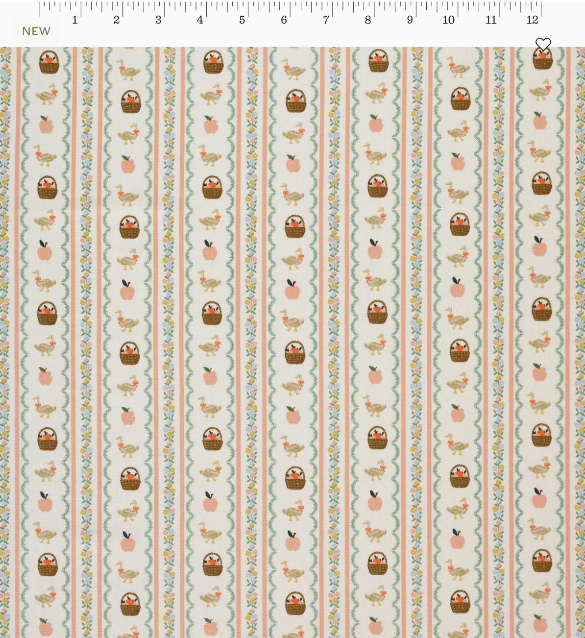 Farmhouse Stripe Cream - Home Sweet Home by Rifle Paper Co.