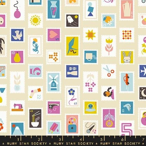 Stampy in Natural - Salutations by Rashida Coleman Hale and Ruby Star Society