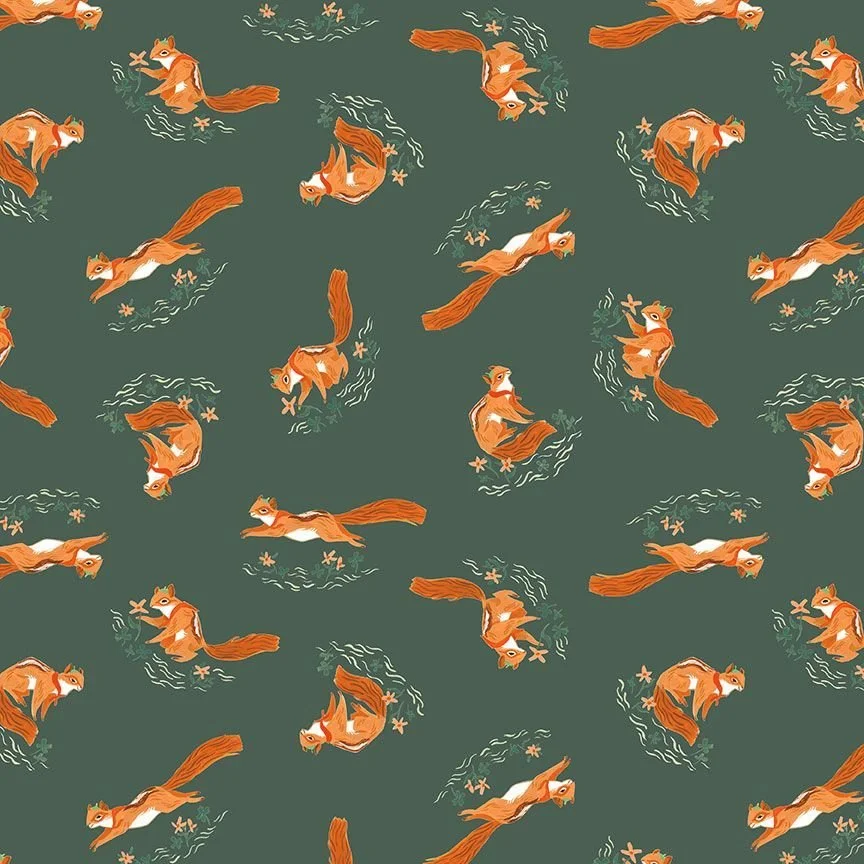 Chipmunks Emerald- Camping Crew by Rae Ritchie