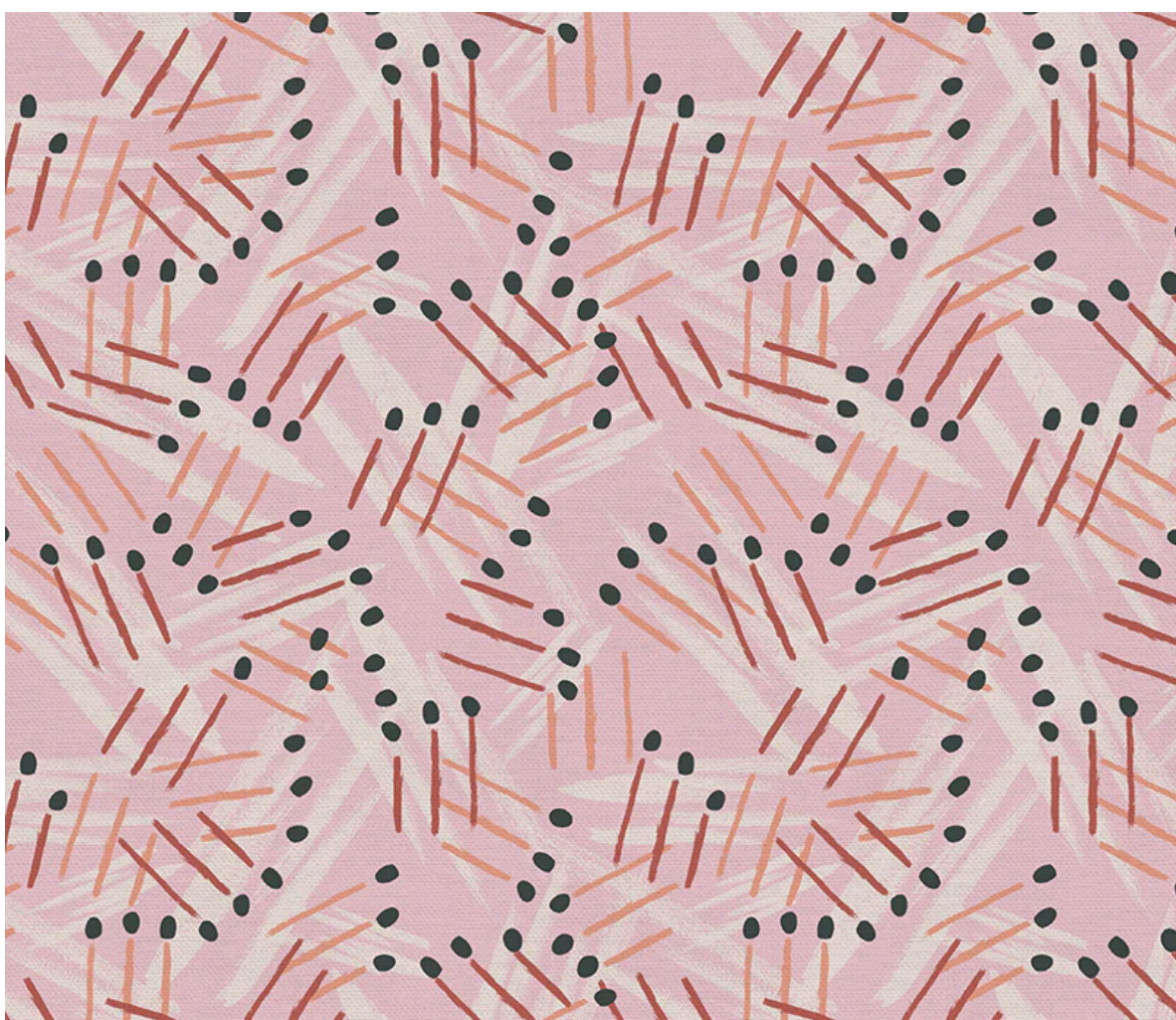Strike - Love Struck by Clea Broad PBS Fabrics.