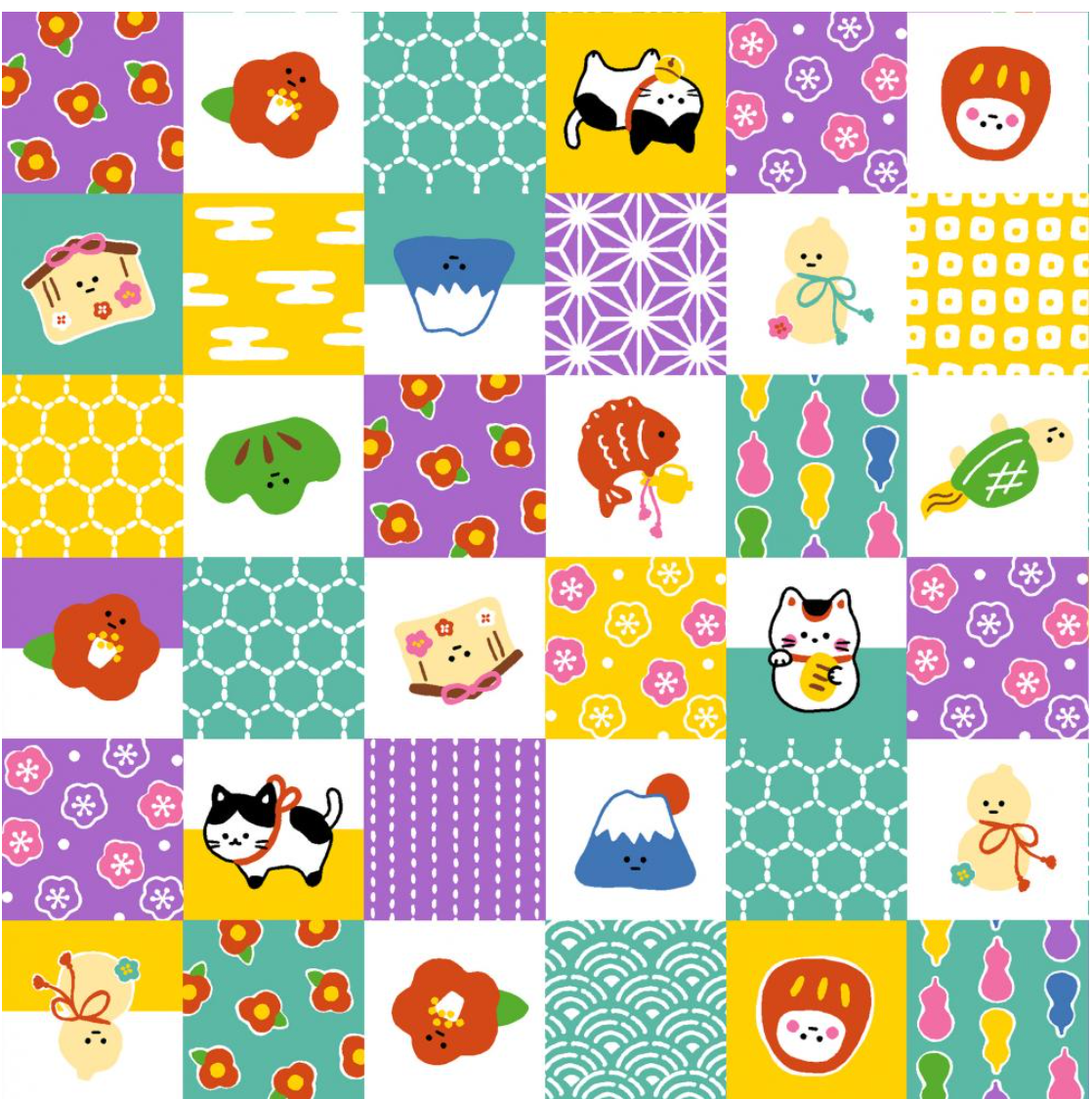 Monogatari Teal -Monogatari-by Cosmo Fabrics