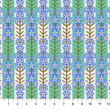Forget Me Not Fresh-Iconic by Anna Maria Textiles