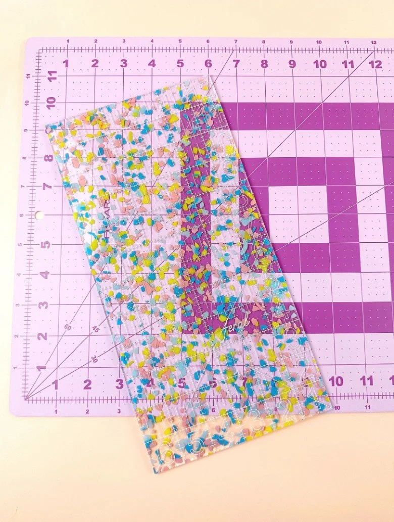 6 x 12 Confetti Quilting Ruler- Feral Notions