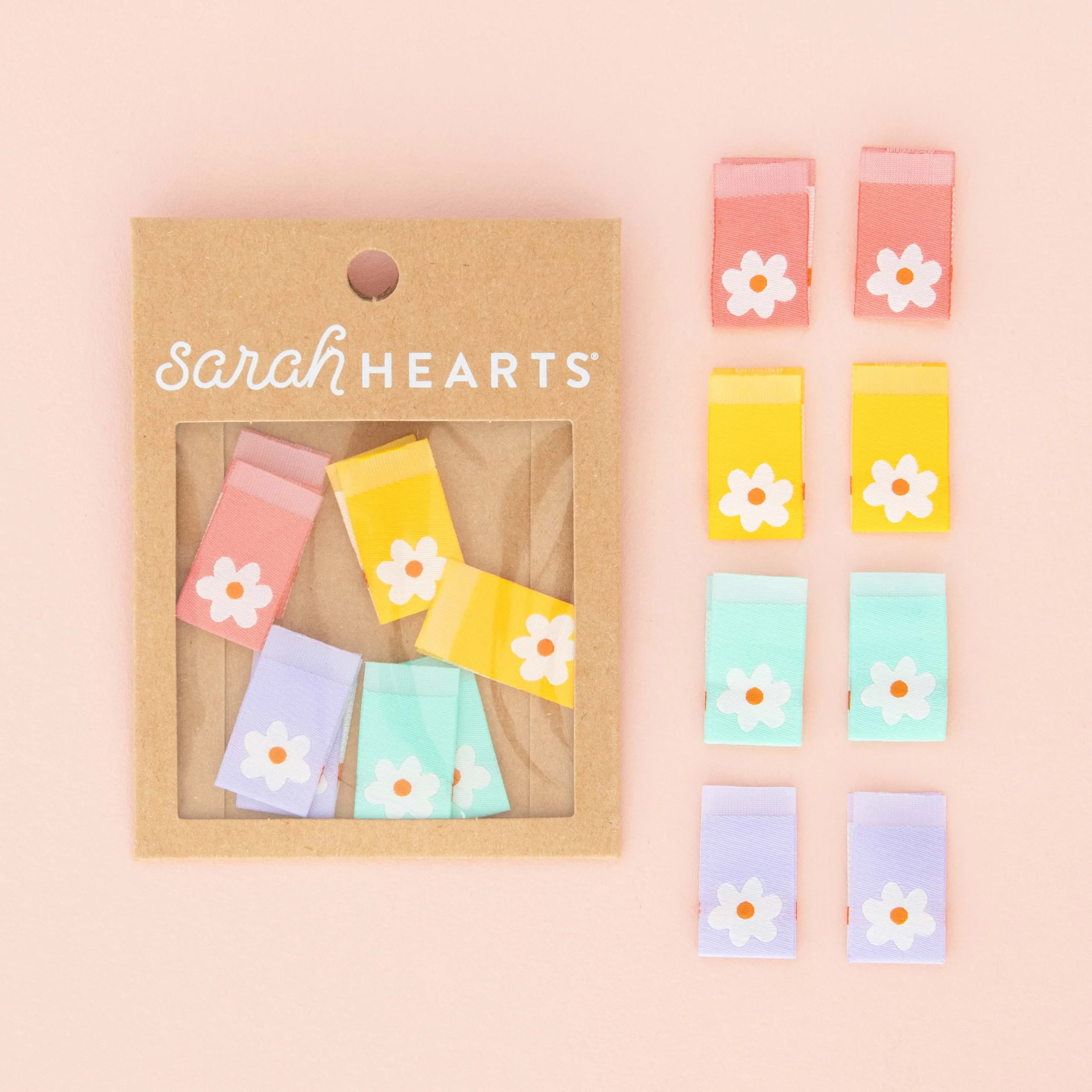 Daisy Tag Sewing Labels -Sarah Hearts