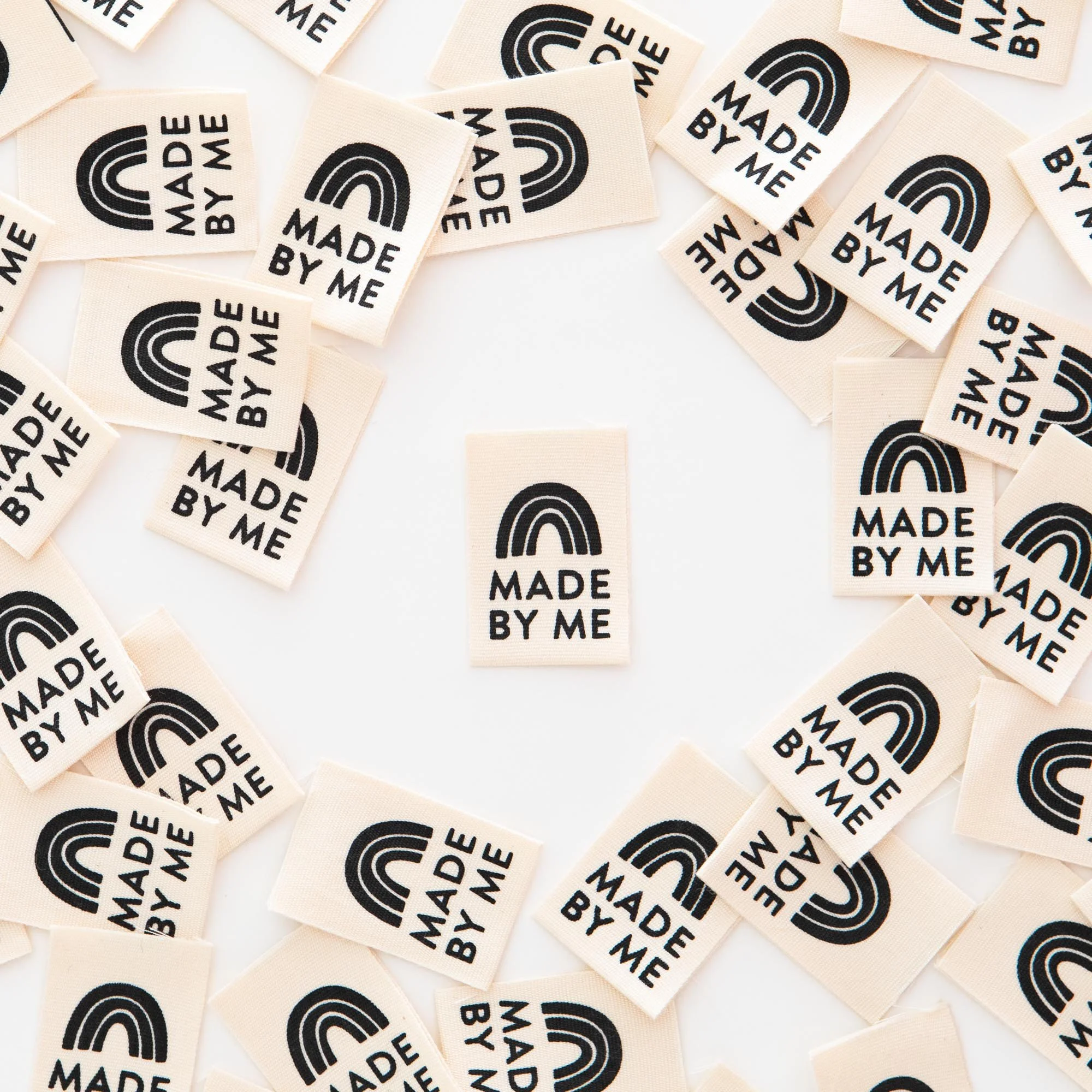 Made By Me Organic Sewing Labels -Sarah Hearts