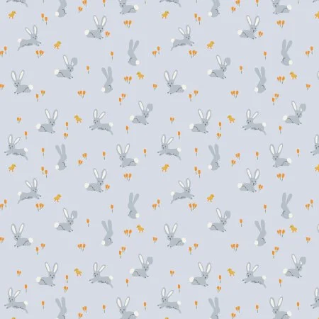 Bunnies Blue -Easter by Rifle Paper Co.