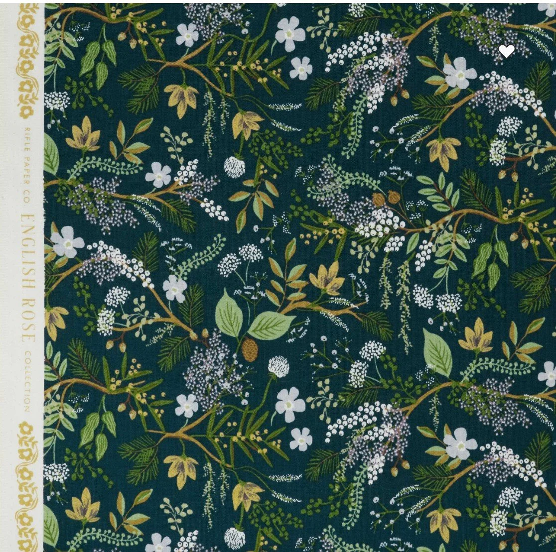 Juniper Forest Evergreen-English Rose by Rifle Paper Co.