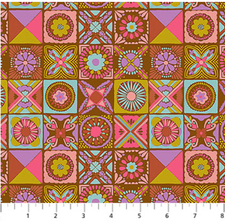 Cottage Kitchen Rust- Rhapsody by Anna Maria Textiles