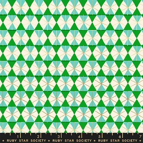 Happy Hexie Verdant -Merry Happy by Kim Kight & Ruby Star Society