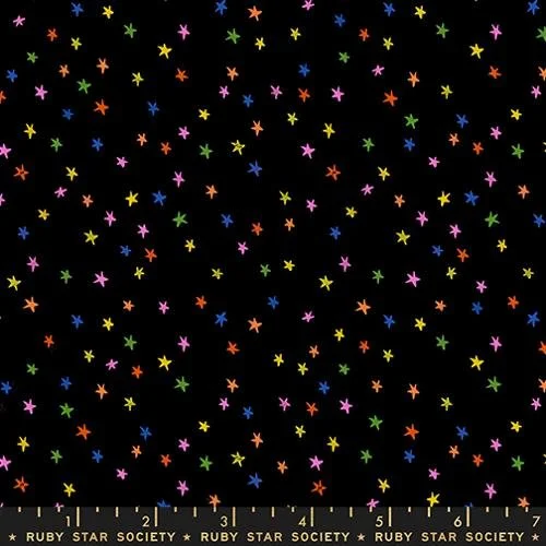Starry Mini Black Vivid Rainbow -Starry by Alexia Abegg & Ruby Star Society