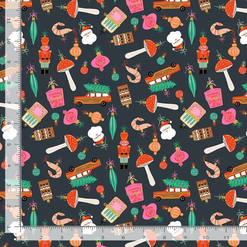 Christmas Ornaments Slate- Holly Jolly by Faye Guanipa