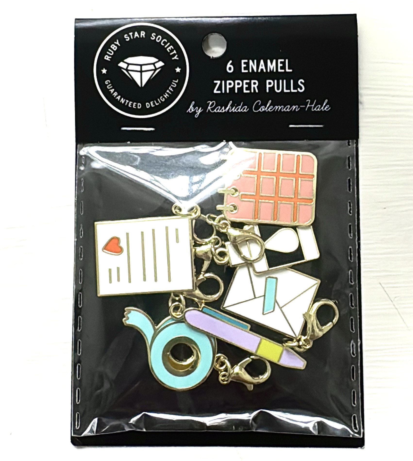 Zipper Pulls Salutations -Ruby Star Society (Copy)