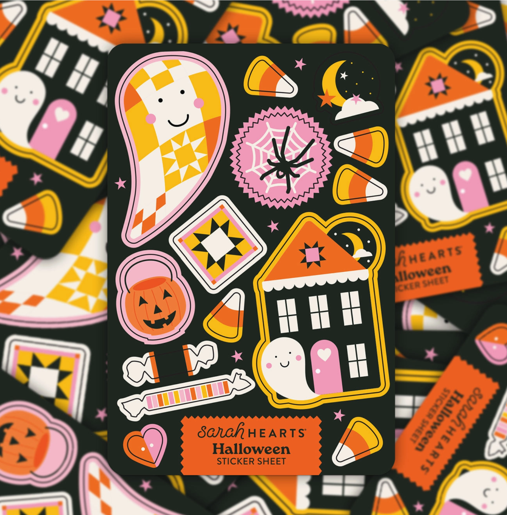 Halloween Sticker Sheet- by Sarah Hearts