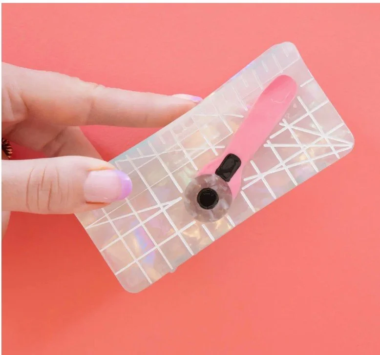 Ruler and Rotary Hair Claw Clip- by Sarah Hearts