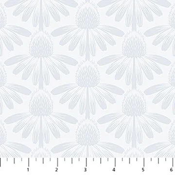 Coneflower Cloud-Indelible Soft by Anna Maria Textiles