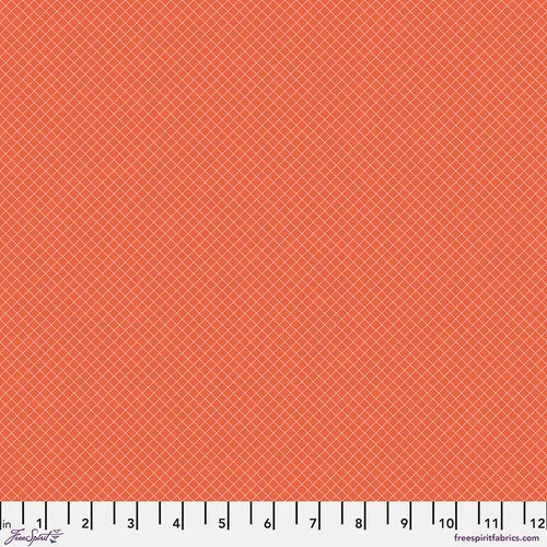 On The Grid Salmon- Tula Pink True Colours