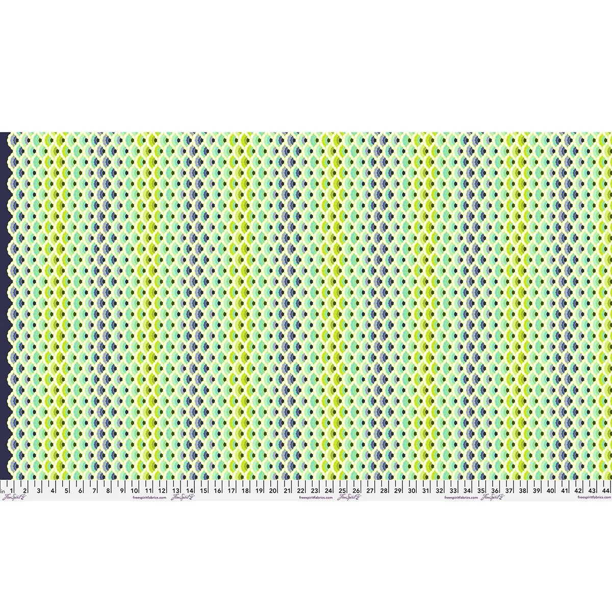 Aquatic Lace  Marine - Floral Reef-by Tula Pink