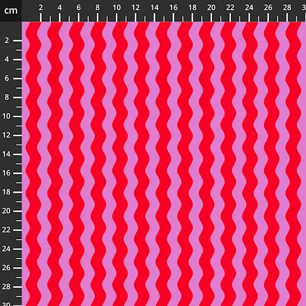 Wave Red Pink- Annabel's Blenders by Annabel Wrigley