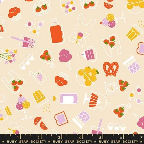 Bun E.'s Market Shell -Persimmon by Rashida Coleman Hale and Ruby Star Society