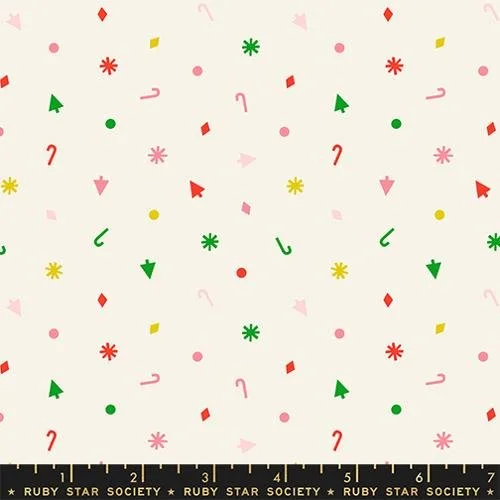 Christmas Confetti Multi -Merry Happy by Kim Kight & Ruby Star Society