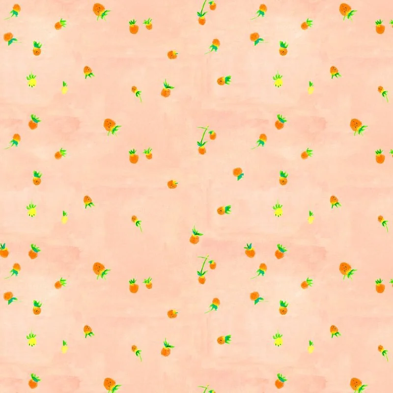 Wild Strawberries Blush- Heather Ross By Hand