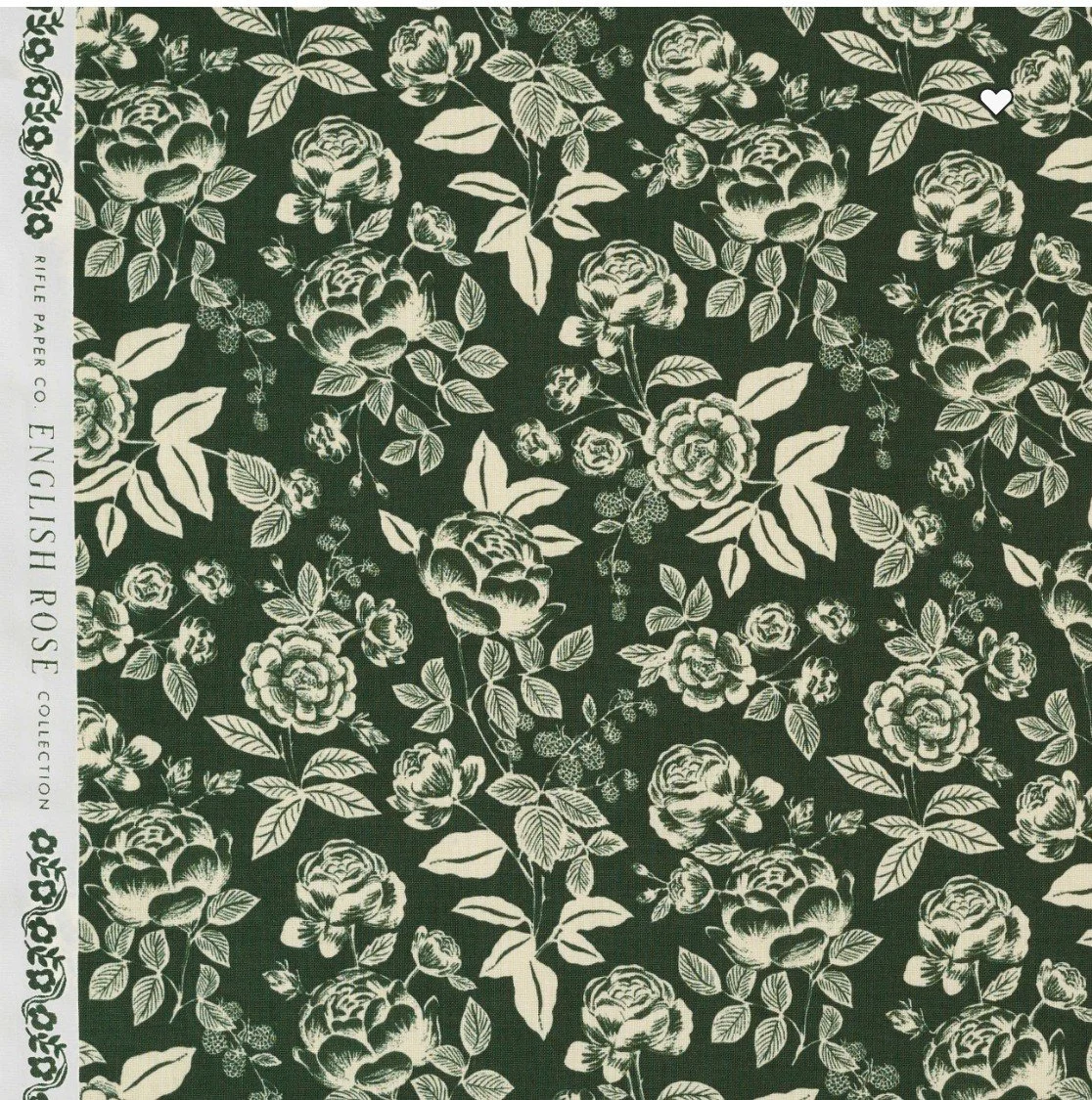 English Rose Hunter & Cream-English Rose by Rifle Paper Co.