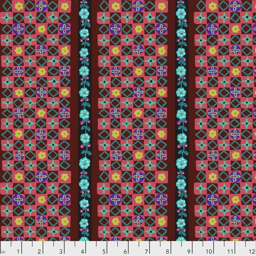 Floral Squares Berta-Sunday In The Country by Nathalie Lete