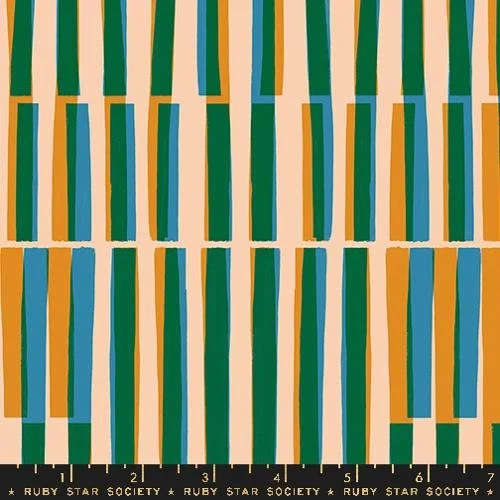 Ladders Turmeric-Geometry  by Ruby Star Society