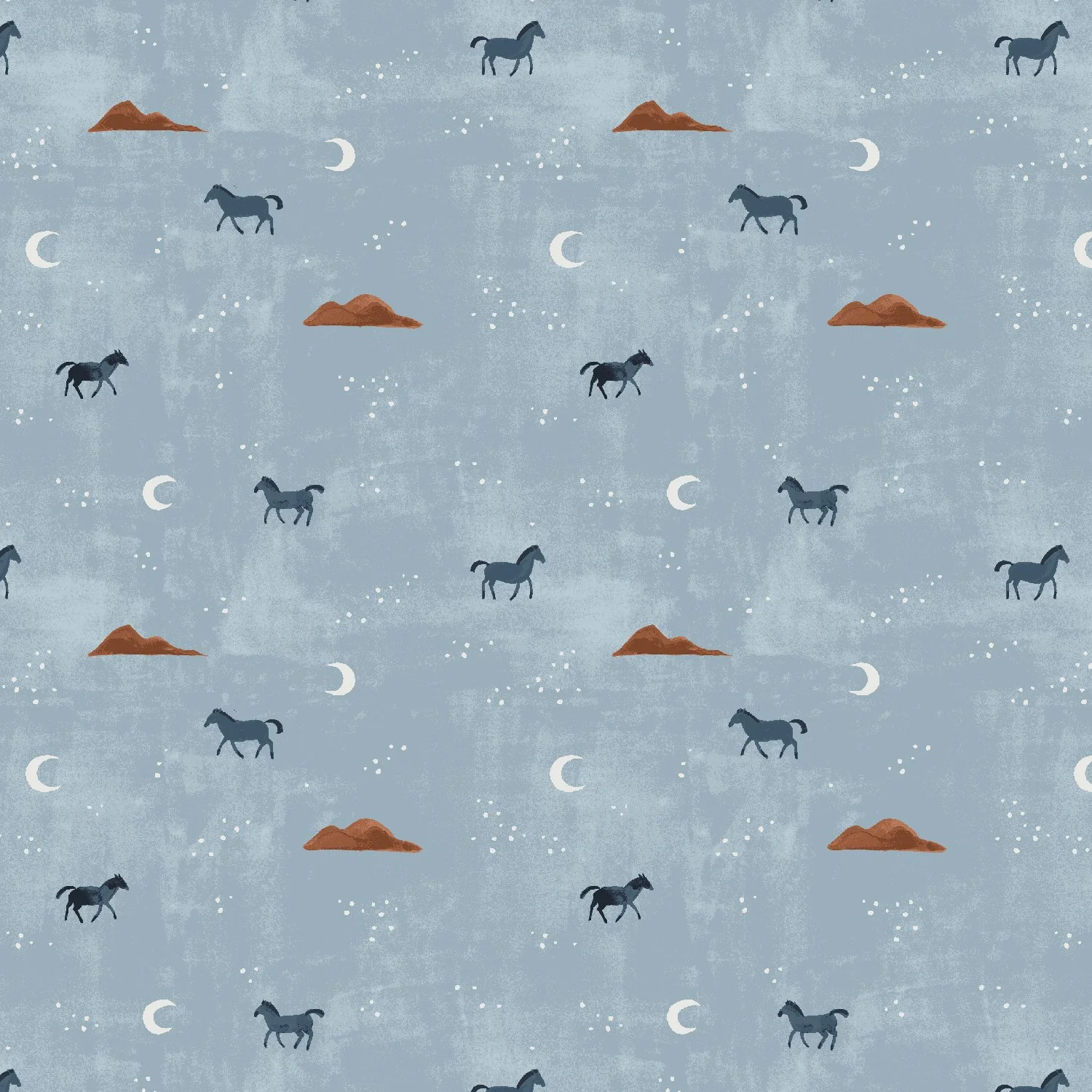 Wild Horses in Twilight -Salt River by Kass Reich