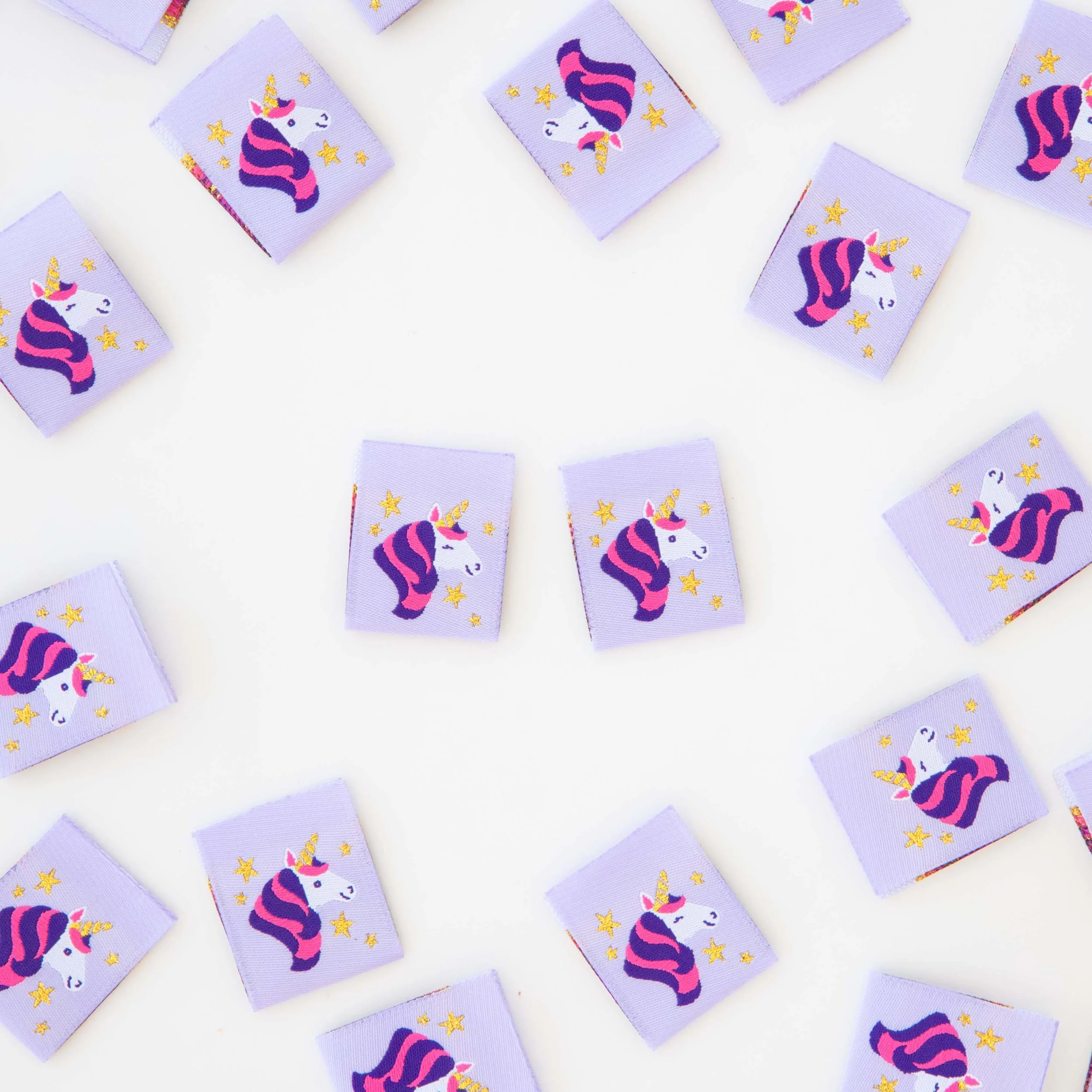 Unicorn Sewing Labels -Sarah Hearts