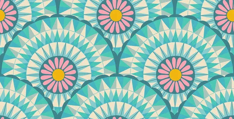 Carousels Turquoise- Carousel by Melody Miller