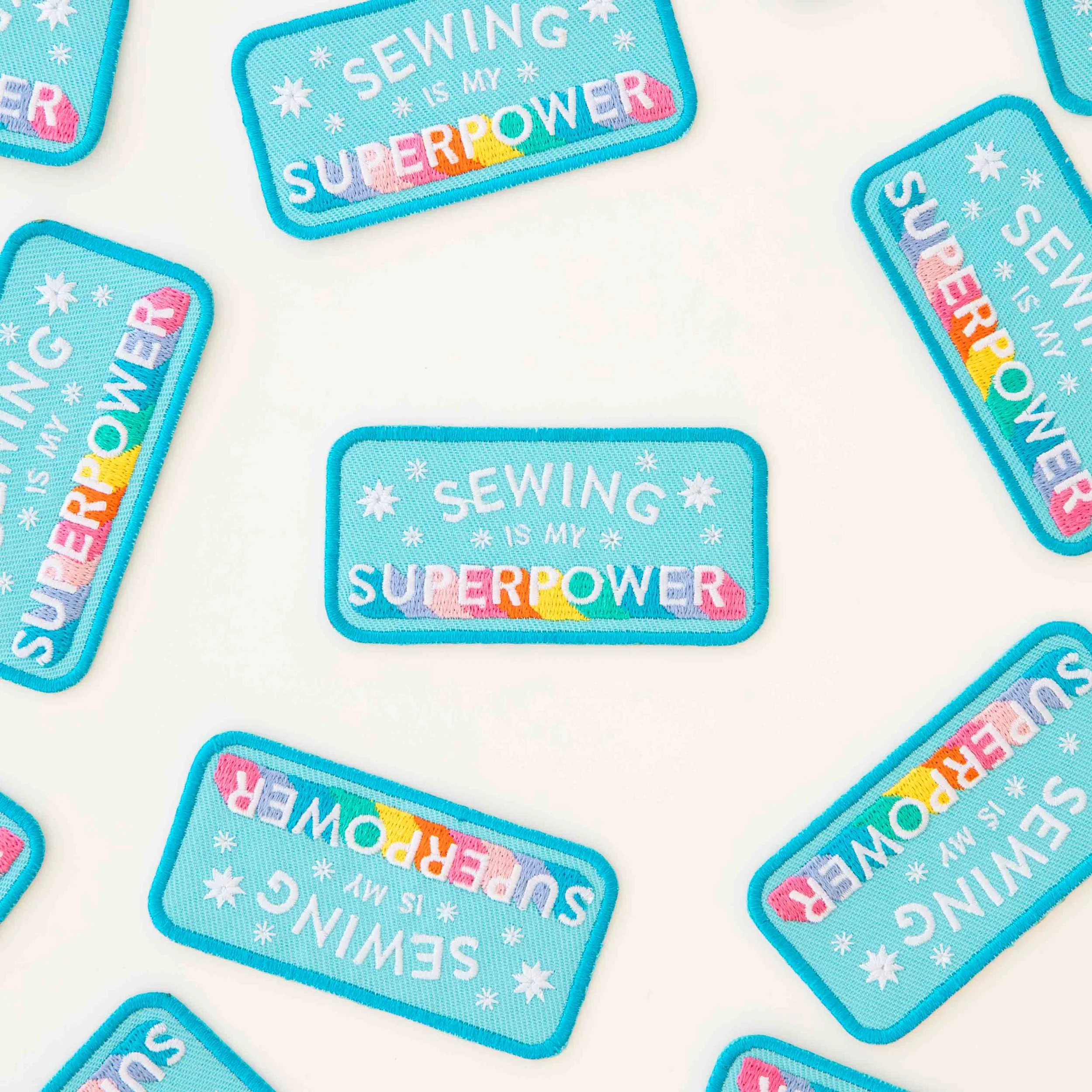 Sewing Is My Superpower Iron-On Patch by Sarah Hearts