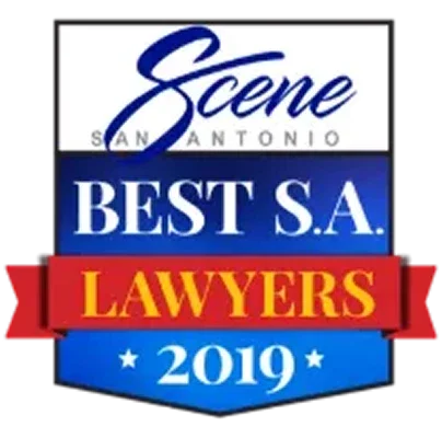 Badge for Scene San Antonio Best S.A. Lawyers 2019.