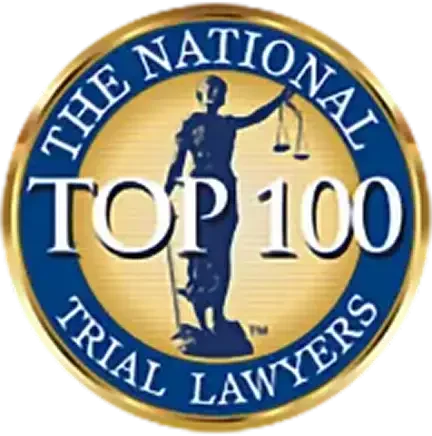Seal of the National Trial Lawyers' Top 100 for trial lawyers.