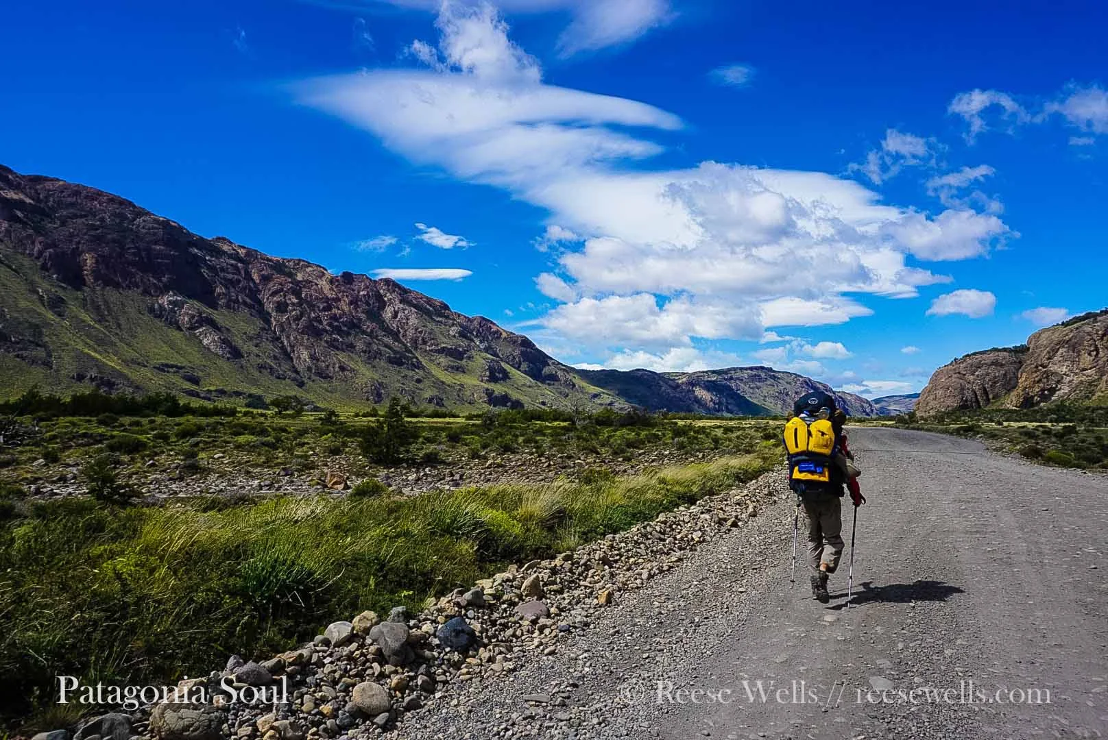 Approaching El Chalten
