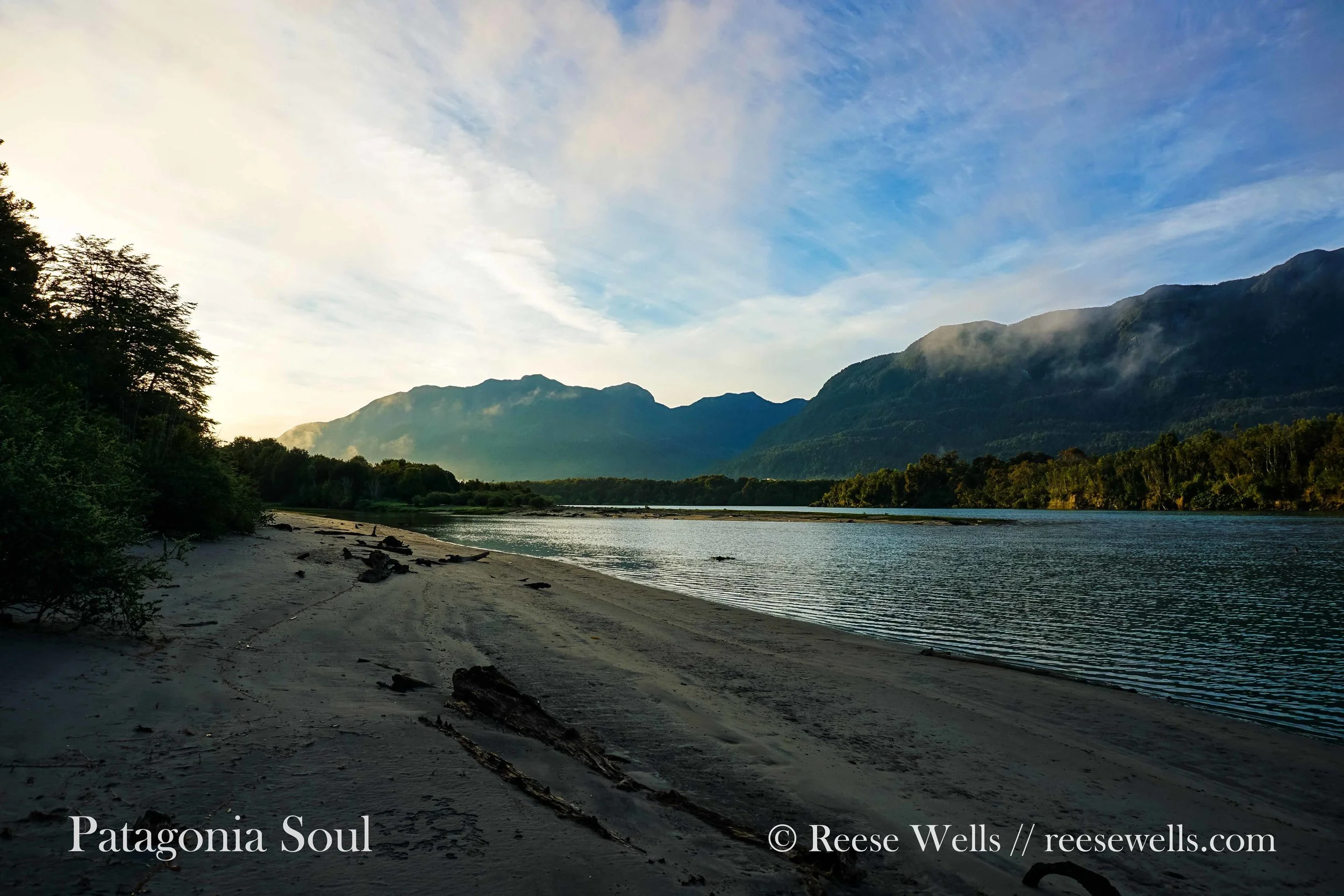 Sunrise On Rio Palena