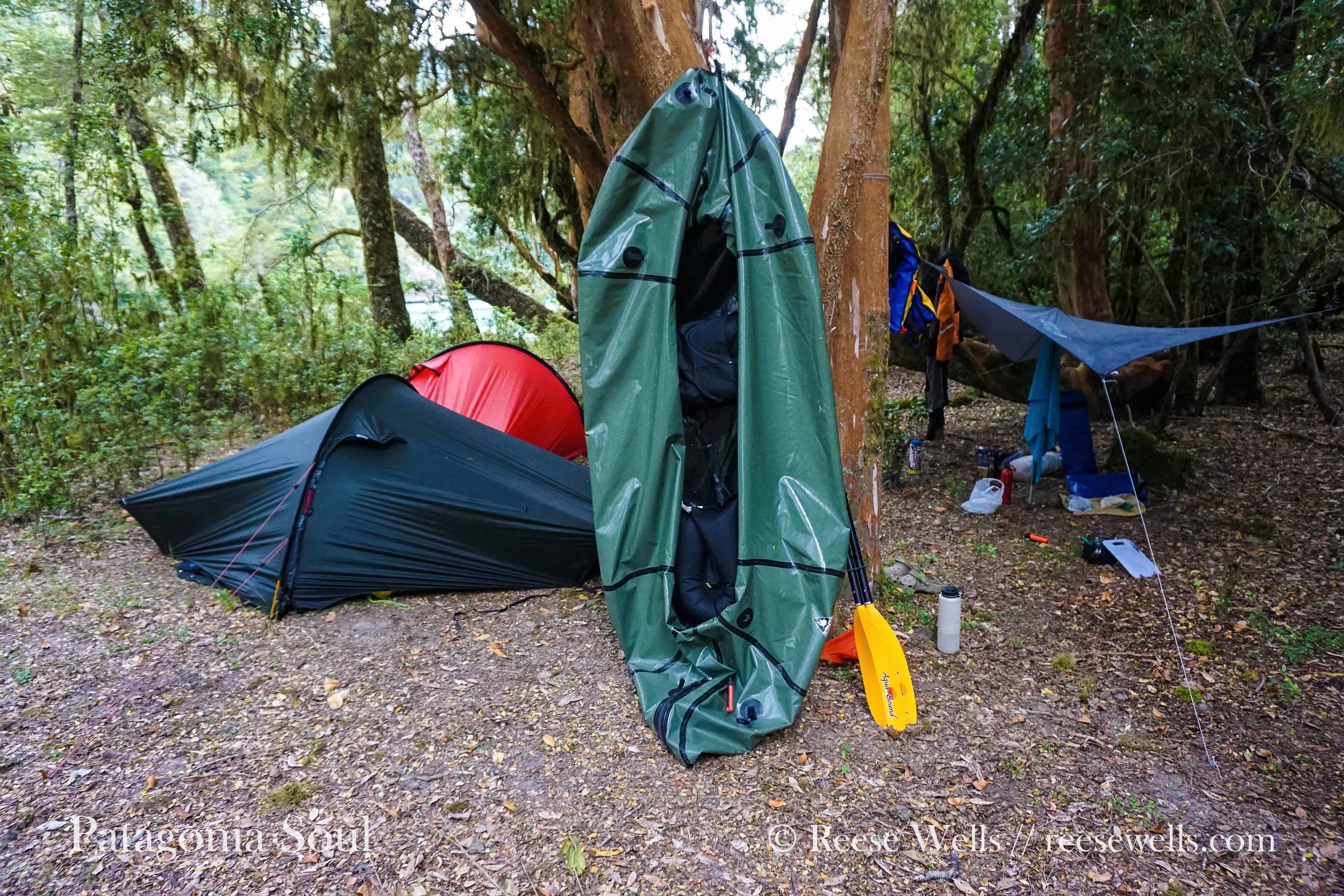 Camp on Rio Palena