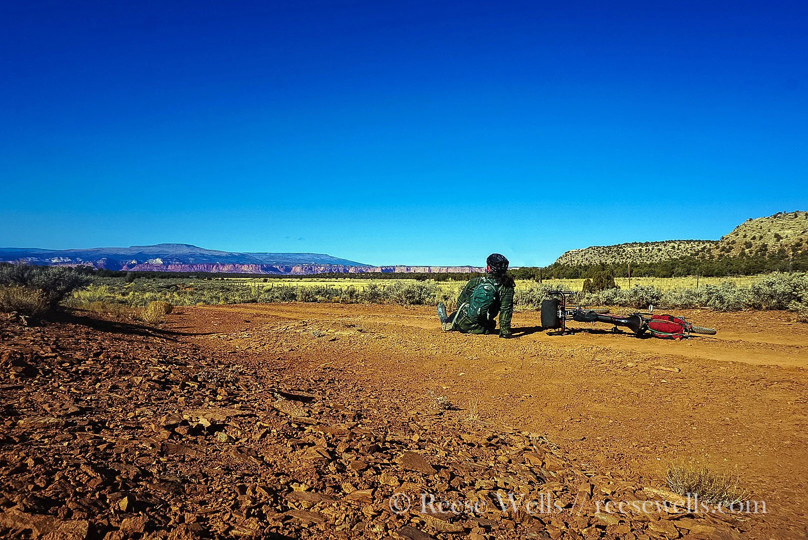 Looking out at Grand Staircase-Escalante National Monument on a ride out from Capitol Reef.