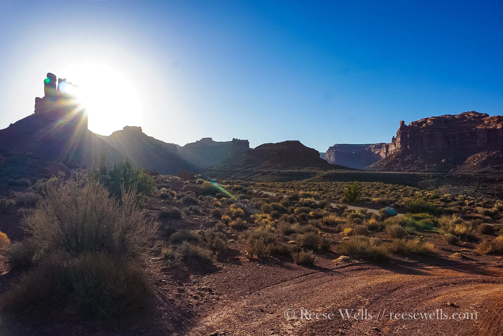 Landscape Shot of Valley of the Gods
