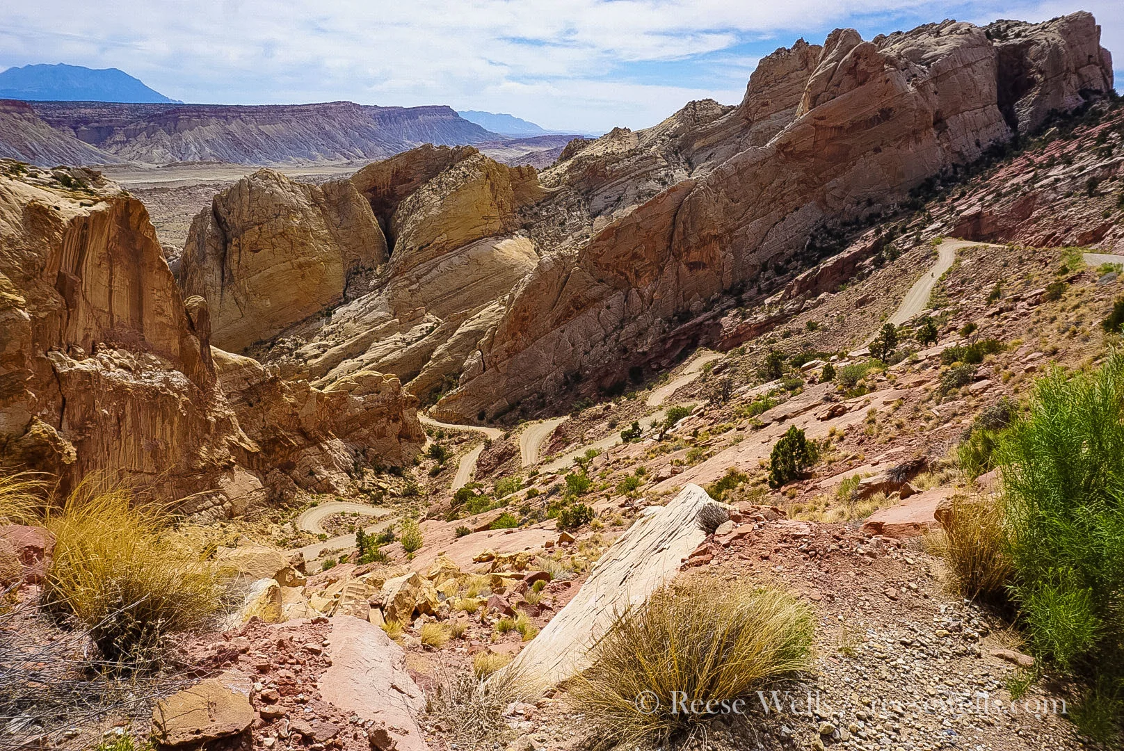Burr Trail Switchbacks, Capitol Reef National Park