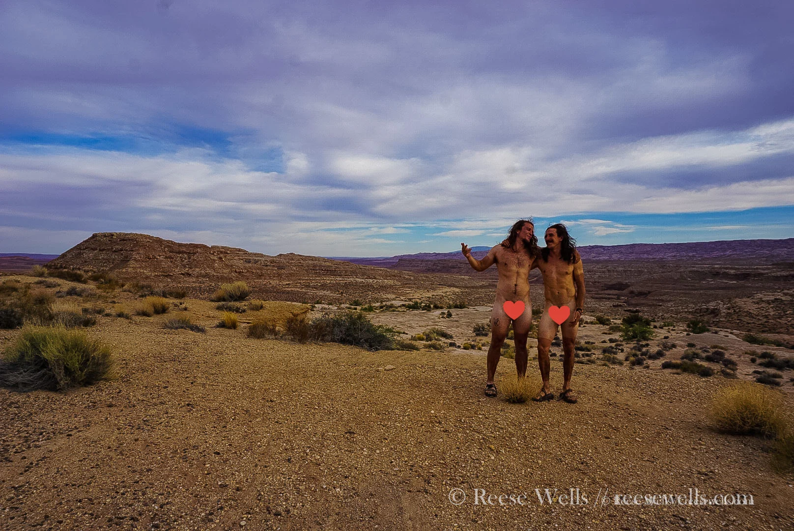 Some landscapes deserve a tasteful nude.